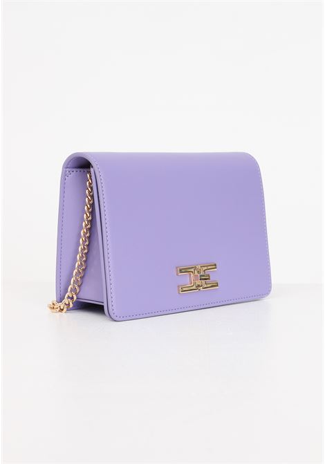 Purple women's bag with golden jewel logo ELISABETTA FRANCHI | BS03A41E2AS6